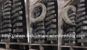 China Stable Rubber Tire Plastic Waste Shredder High Strength Wear Resistance on sale