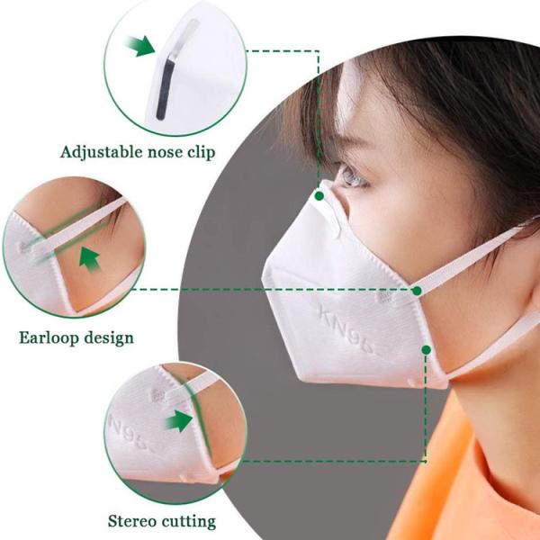 Disposable KN95 Face Mask with CE & FDA in Stock
