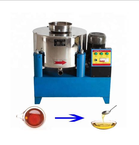 Quality Edible Oil Centrifugal Oil Filter Sesame Oil Filter 40 - 50 Kg / Batch Capacity for sale