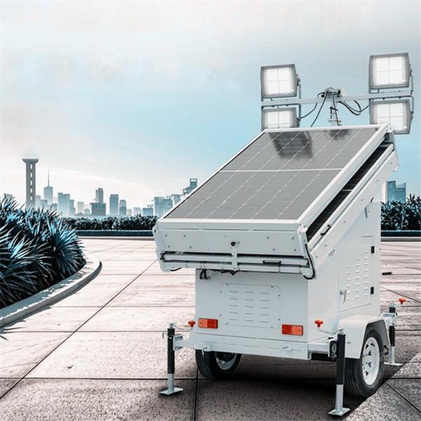 LED Mobile Light Tower Industrial Light Towers Mast 7m Affordable Solar Light Tower