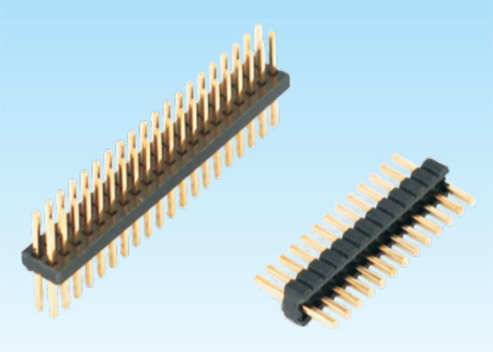Wholesale 1.27mm Pitch Multi Pin Connector DIP Type 600V AC/Min Withstand Voltage from china suppliers