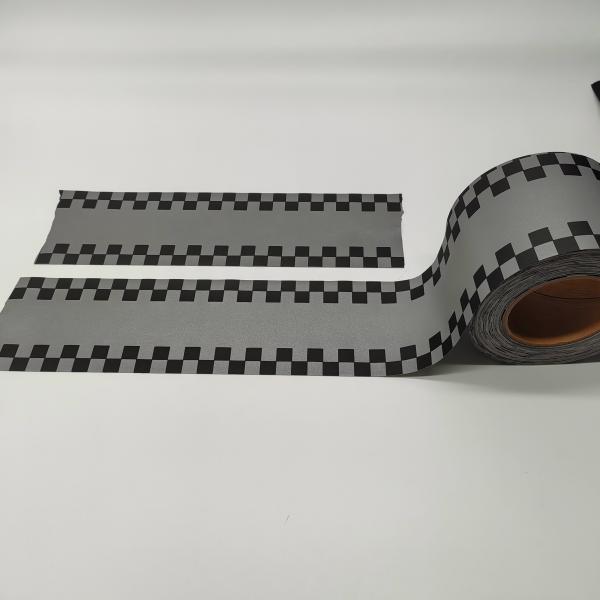 High Visibility Reflective Fabric Polyester Sew On Waterproof For Garments Hats