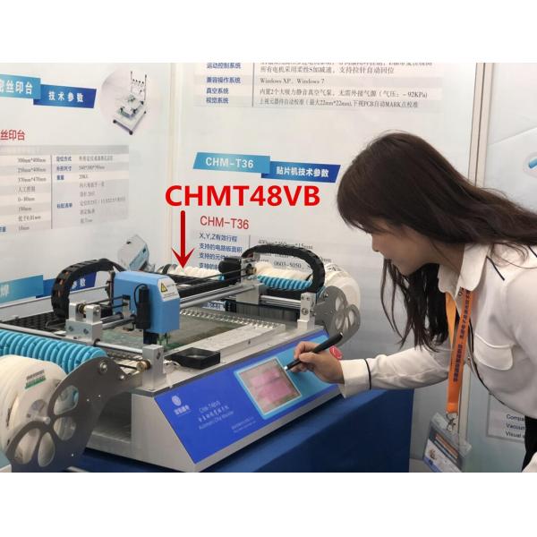 SMT Solder Paste Stencil Machine 3040 + CHMT48VB SMT Pick And Place Machine