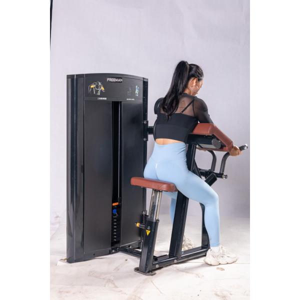 Seated Bicep Curl Pin Loaded Machine Has Self-aligning Handles Commercial Pin Loaded Strength Gym Equipment
