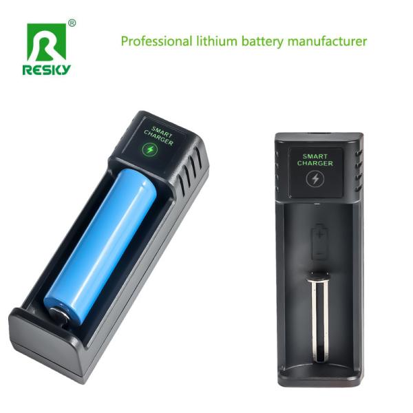 18650 26650 21700 Li-ion Battery USB Charger Single Slot Smart Rechargeable 4.2V