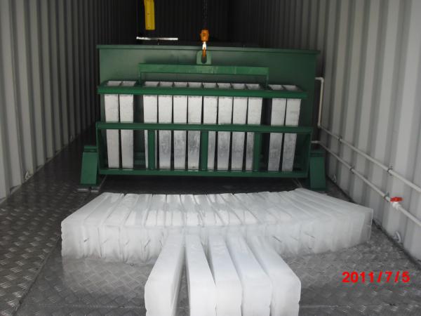Quality Brine Refrigeration Containerized Brine Block Ice Machine 10 Ton for sale