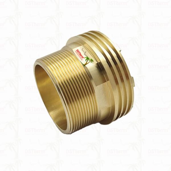Brass Female & Male Threaded Inserts CW617N for Valves Higher Thermal Conductivity Corrosion Resistance