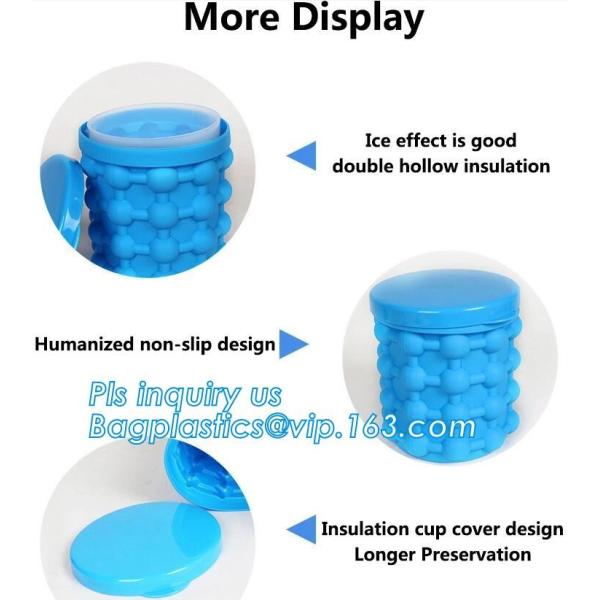custom ice bucket silicone ice cube maker genie silicone,barware factory sells inflatable wine beer champagne silicone i