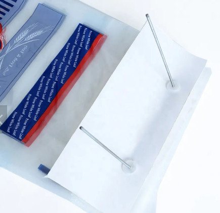 Custom Bopp Clear Wicketed Bags Recyclable Bakery Bread Packaging Bag