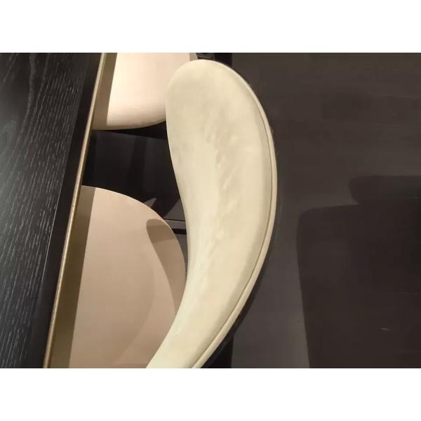 Delicate Stitching modern Fabric Dining Room Chairs For Hotel Cafe High Durability