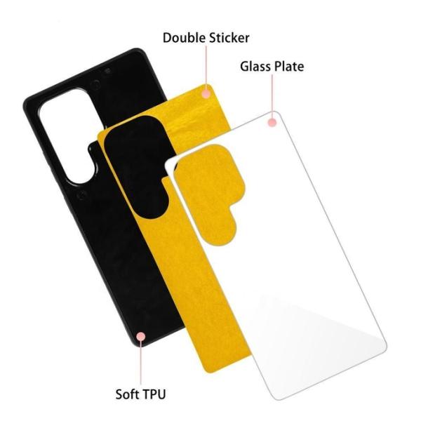 Customizable 2D TPU Glass Sublimation Blank Phone Case Protector For Galaxy S25 Mobile Phone Cover