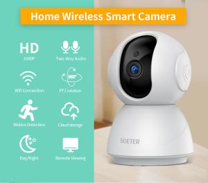 China 128G Smart Baby Monitor Wifi 1080p Full Hd Night Vision Wireless Ip Camera on sale