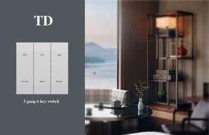 China Smart Wall Switch Zigbee Wireless Light / Scene Switch For Home on sale