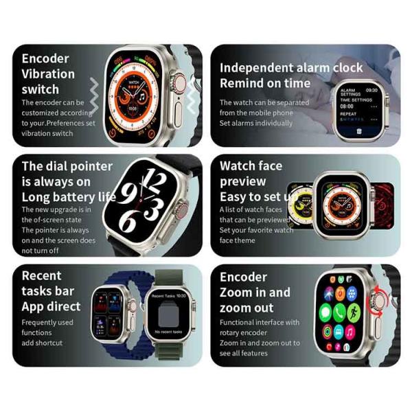 OEM ODM Z69 Ultra Kore 2.0 Fitness Watch Tracker Not For Kids Boys