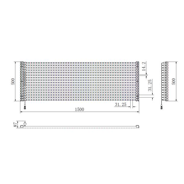 Transparent led curtain display flexible led screen P100 P80 P50 P40 P31 P30 led grid screen for facade lighting