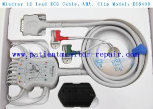 China EC6409 12 Lead ECG Cable AHA Clip PN 040-001643-00 ECG Trunk Cable And Lead Set on sale
