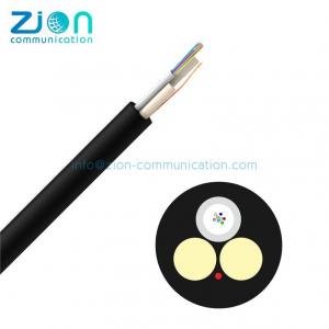 Wholesale Non Metallic 80M 1 - 12 Core Single Mode Fiber Optic Cable With Frp Strength Member from china suppliers
