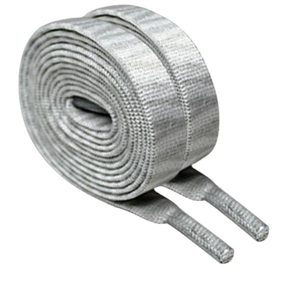 Flat Twisted Rope Shoe Strings Knitted 1cm Flat Boot Laces Printed