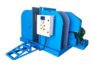 China Double Hook Debeader Tire Bead Wire Remover Machine , Waste Tyre Recycling Machine on sale