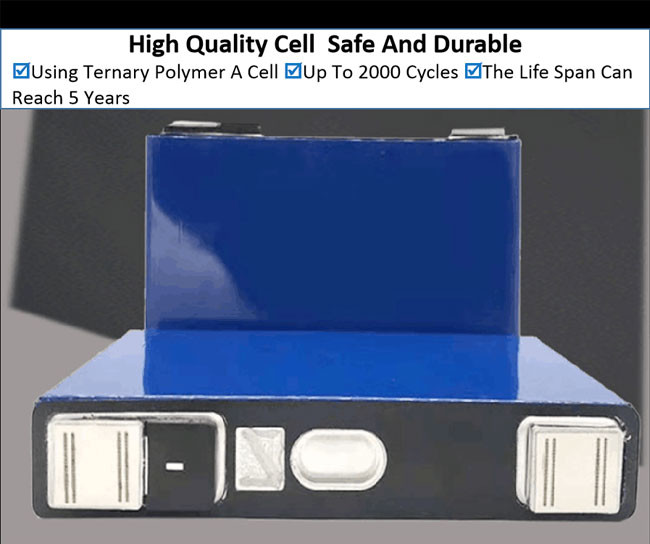 Customized Gel Solar Battery 12V 100A Ternary Polymer Lithium Battery