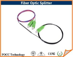China Multiple Channel Mini Signal Blockless PLC Optical Splitter Fiber Passive Device on sale
