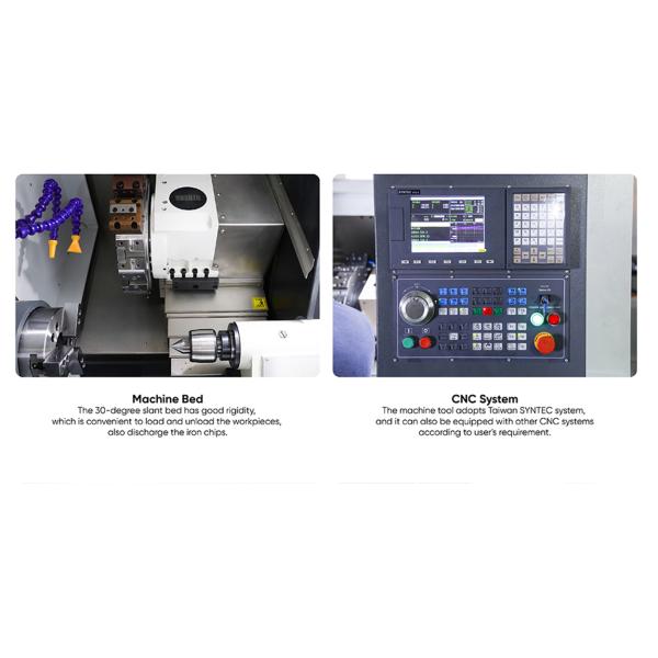 Professional Advanced Tool Turret Slant Bed CNC Lathe CKD108L turret cnc lathe