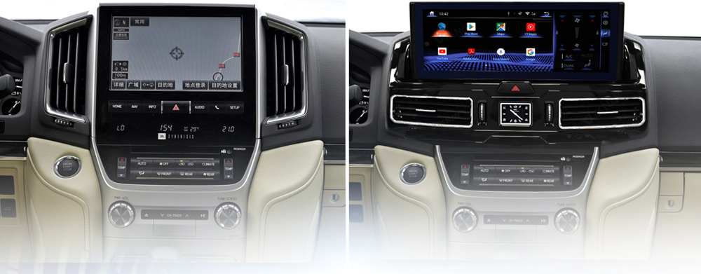 12.3inch Android Carplay Car radio For Toyota land Cruiser LC200 Multimedia Player Stereo Android GPS Navigation Carplay