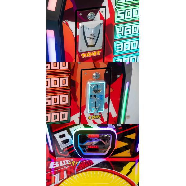 Arcade Game Metal Cabinet One Punch Electronic Boxing Machine With Ticket Reward