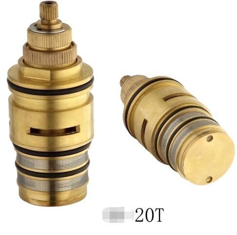 Quality NBR Replacement Brass Thermostatic Valve Cartridge Quick Open for sale