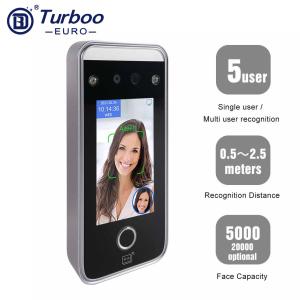 Single/ Multi User Face Time Attendance Machine 4.3 Inch Touch Screen 12V DC
