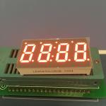 0.49 lnch 4 Digit 7 Segment Led Display Amber Color For Temperature Indicator