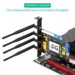 M.2 B key USB3.0 & PCIe dual bus interface 5G WWAN card Adapter Used for fast