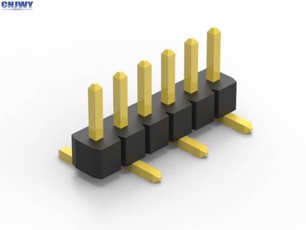 Quality 1 Mm Pitch Pin Header Connector , Single Row 14 Pin Header Connector for sale