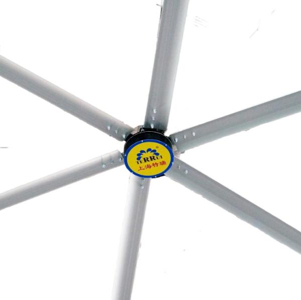 Quality 1400m2 Coverage Area Industrial Ceiling Fan with Low Noise and Performance for sale