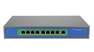 China 9 Port Fast Ethernet Switch 10 / 100Mbps Auto MDIX RJ45 Ports 30 Watts on sale
