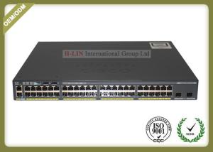 China 48 Port 10gb Fiber Optic Media Converter POE Switch WS-C2960X-48LPD-L on sale