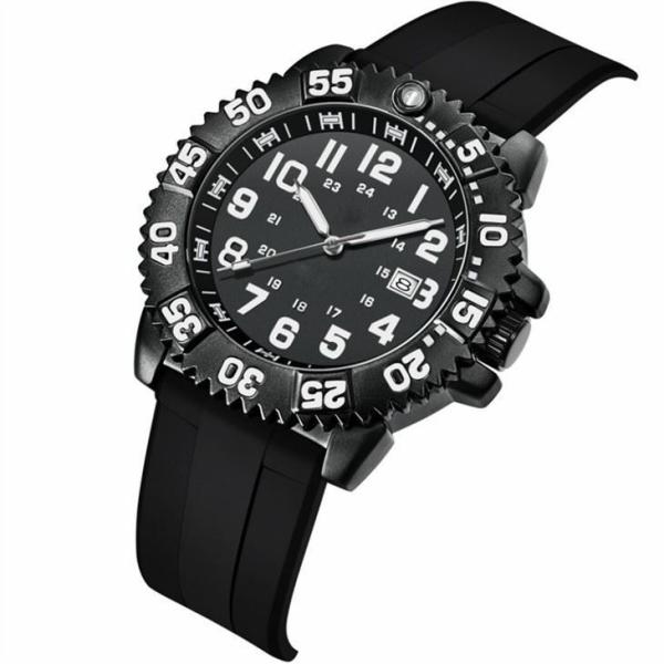 Silicone Strap Sport Chronograph Watch Pin Buckle Men'S Digital Watch With Large Numbers