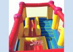 Big clown kids inflatable jumping castle with ball pit complying with Australia