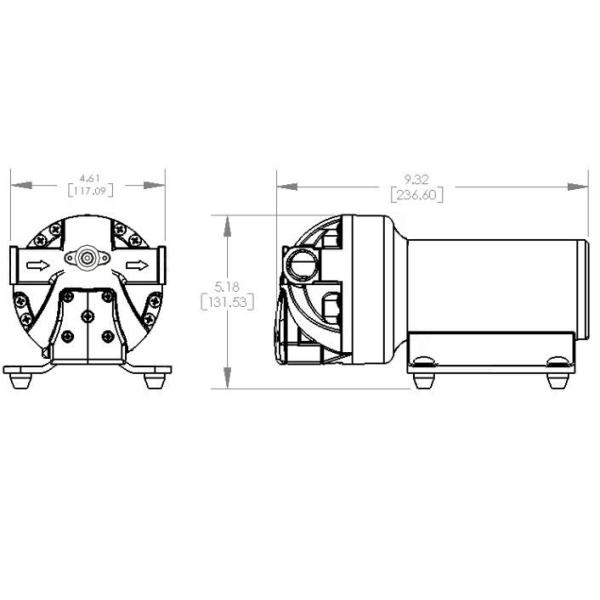 AQUAJET Five Chamber Chemical Sprayer Pump KDP-130-310