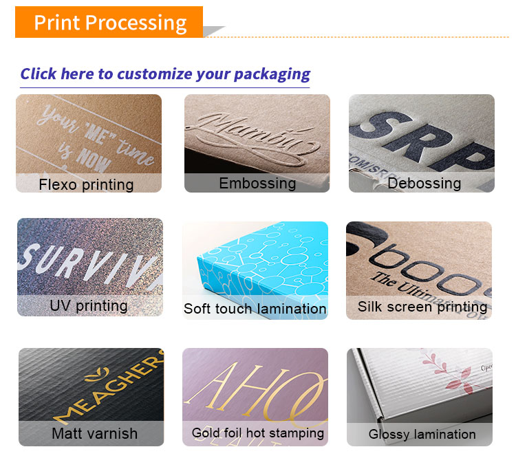 Custom Printed Mailer Recycled Kraft Folding Box For Corrugated Shipping Industry