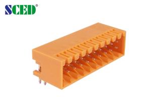 Wholesale Pluggable Terminal Block Pitch 3.50mm Header Male Sockets 150V 8A 2*2P - 24*2P Plug-in Terminal Block from china suppliers
