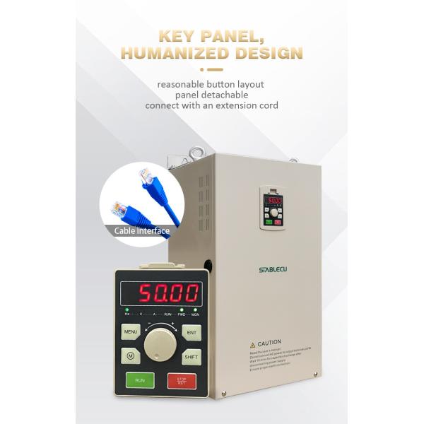 50Hz 60Hz VSD Frequency Inverter , 3 Phase VFD For 100 HP Motor