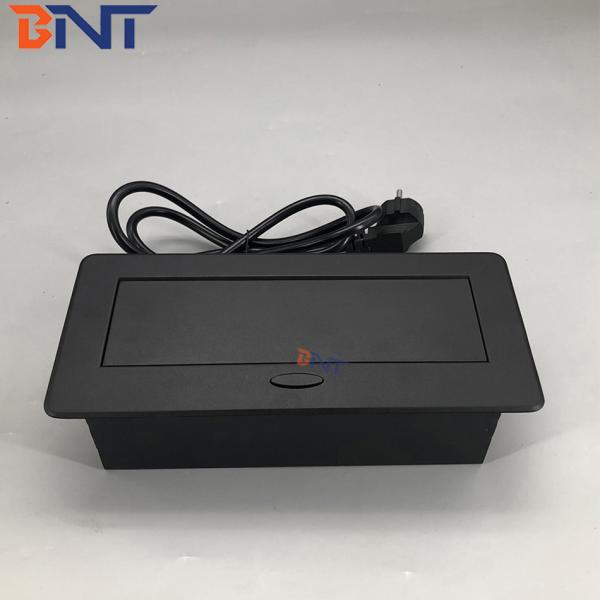 Multimedia EU plug electrical desktop power popup socket for conference table