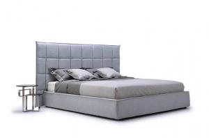 Wholesale Italian Style Modern Upholstered Bed Fabric Room Furniture Customized Color from china suppliers