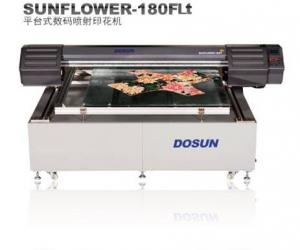 Wholesale 1440dpi Digital Textile Flatbed Printer , Fabrics Flatbed Digital Printing Machine 1100 mm × 1400 mm from china suppliers