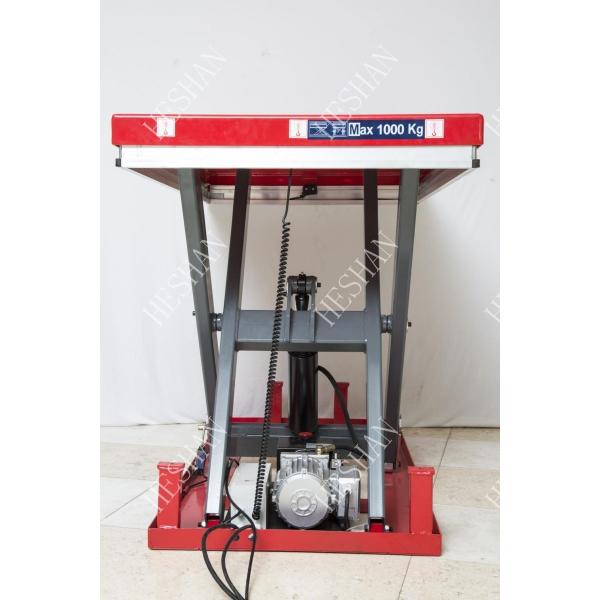 Stationary 1000kg Load Capacity Electric Automatic Scissor Table Lift System For Workshop