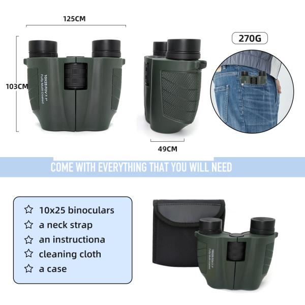 Childrens Telescope Small Compact Powerful Mini Binoculars For Kids And Adults