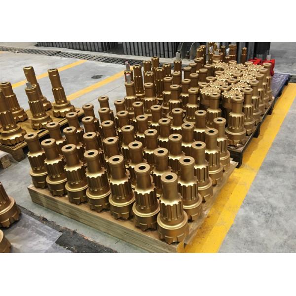 6" DTH Bits Flat Face With Foot Valve QL60 165mm For Hard Rock Formation