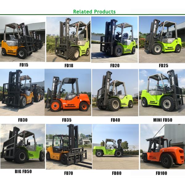 Chinese Snsc Brand 1.5/2/3/3.5/4/5/7/10 Ton Diesel/LPG/Gas/Gasoline Forklift with CE EPA
