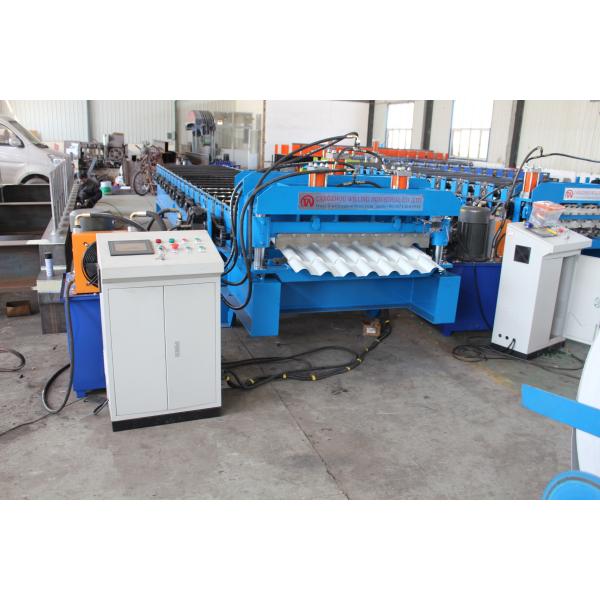Semicircle Type Tile Roll Forming Machine For Roof And Wall Use